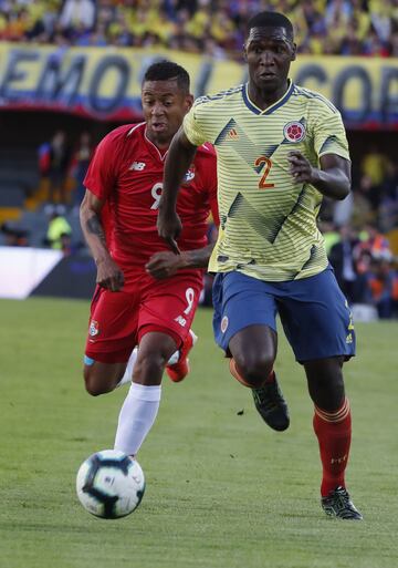 Colombia vence a Panamá en el estadio El Campín en amistoso de preparación para la Copa América de Brasil.