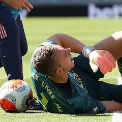 Bernd Leno, otra lesión para el Arsenal