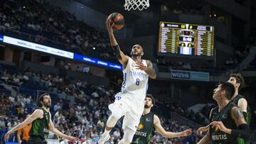 Adam Hanga, en Real Madrid-Joventut de la jornada 31 de la Liga ACB.