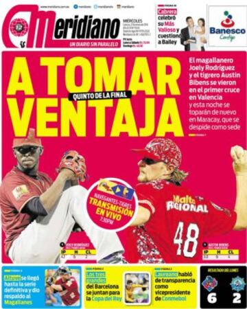 Portadas de la prensa mundial