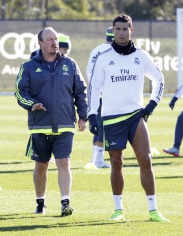 Benítez y Cristiano Ronaldo.

