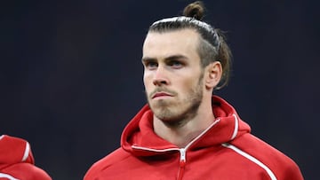 El jugador galés del Real Madrid, Gareth Bale, antes de un partido.