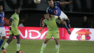 El defensor debutó con Millonarios en julio de 2013.