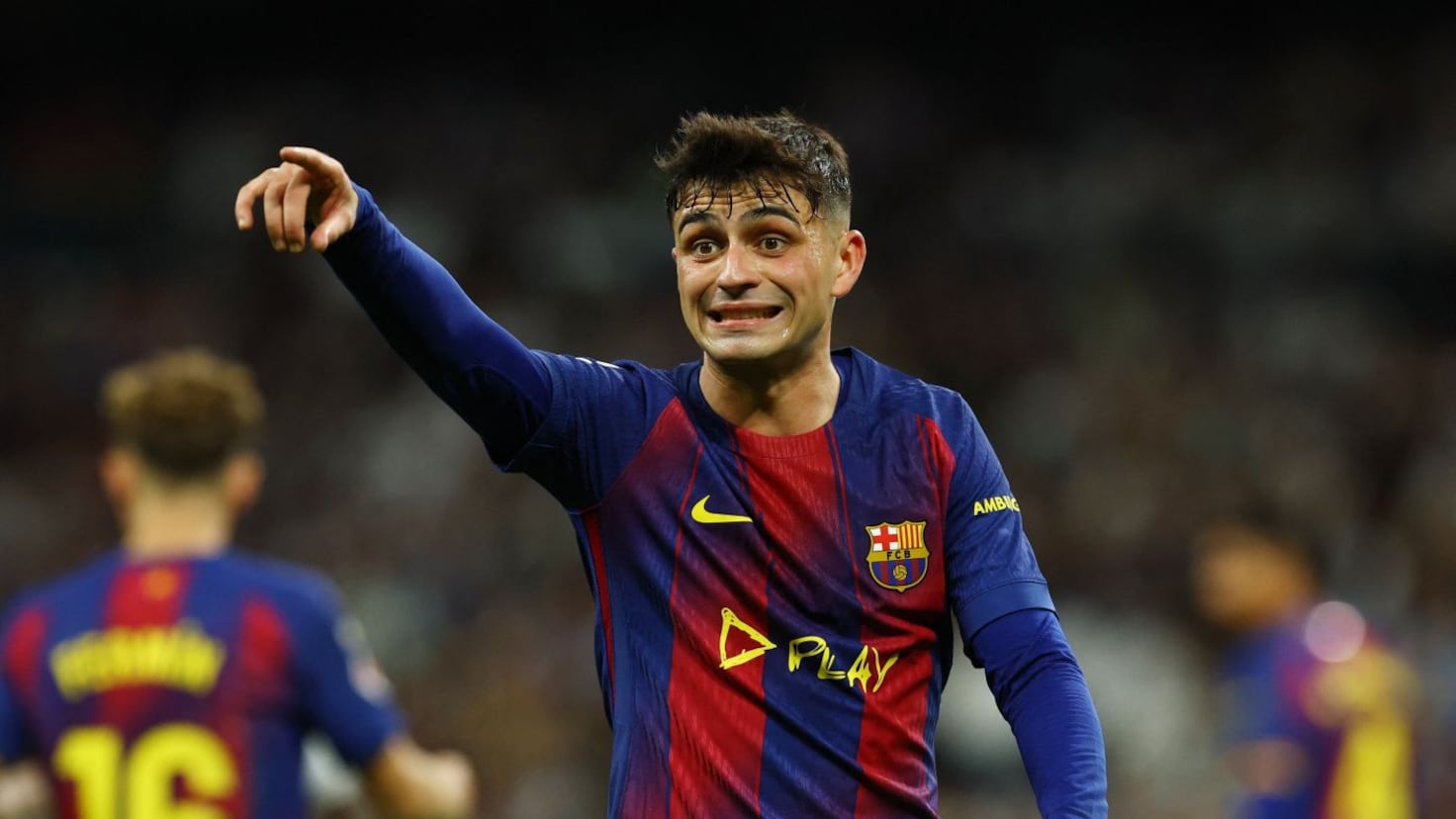 Pedri, com lesão no músculo bíceps Pedri, com lesão no músculo bíceps