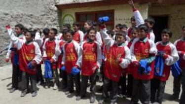Un partido de fútbol en la cumbre