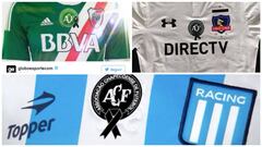 Las camisetas del mundo que rinden tributo a Chapecoense