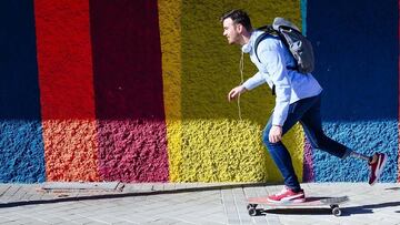Alejandro, skater adaptado