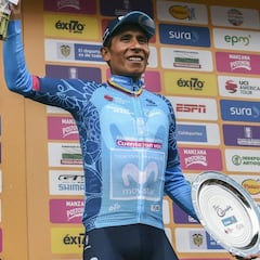 Nairo Quintana describe su emoción al ganar en Las Palmas