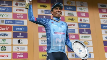 Nairo Quintana, ciclista de Movistar