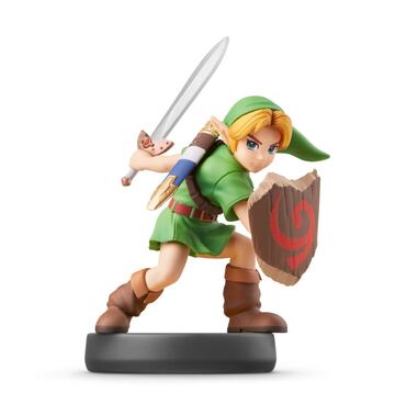 Link niño | La versión más infantil de Link se suma al plantel de personajes Super Smash con su pequeña espada y escudo de madera en mano. Disponible en 2019.