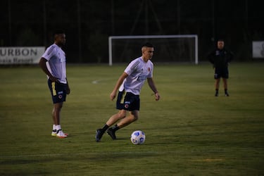 La Selección Colombia entrenó en Atibaia con la mira puesta en el duelo del jueves ante Brasil por Eliminatorias.