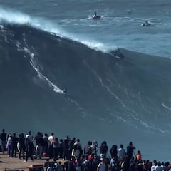 El despertar de Big Mama: olas gigantes a vista de dron