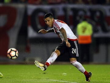 Celebración gol Enzo Pérez.