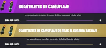 fortnite capitulo 4 temporada 3 tierras salvajes guanteletes de camuflaje donde encontrarlos