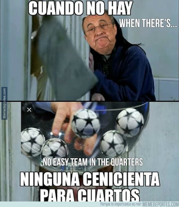 Champions League quarter-final draw memes