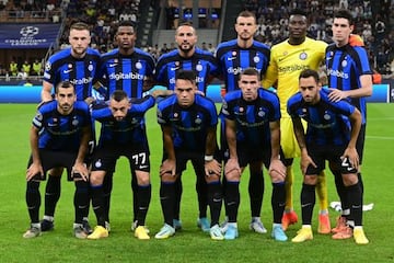 Once inicial del Inter Milan.