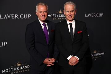 Patrick McEnroe, segundo capitán del equipo del Mundo junto a John McEnroe.