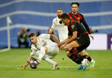 Fede Valverde con Rodri.