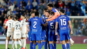 16/03/24 PARTIDO PRIMERA DIVISION 
GETAFE - GIRONA 
ALEGRIA FIN DE PARTIDO 