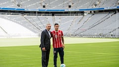 James Rodríguez's first day at Bayern Munich - in pictures