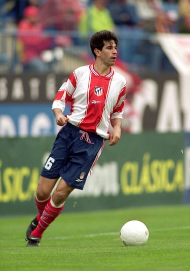 El centrocampista español defendió los colores del Atleti entre 1998 y 2000. Jugó 86 partidos y marcó 7 goles. 
