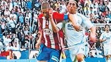 La jugada de la segunda amarilla de Ramos.