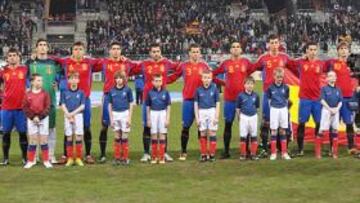 <b>PUESTA DE LARGO. </b>La Sub-21 que integran los nacidos en el 90 y el 91 jugó su primer amistoso en Francia, en el que cayó derrotada.