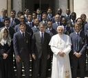 El Papa recibe al Inter de Milán en el Vaticano