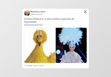 Los mejores memes del vestido de Cristina Pedroche en las Campanadas 2024