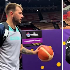 Solo él es capaz de hacer algo así: la marcianada de Doncic, mochila incluida, con la que las redes no dan crédito