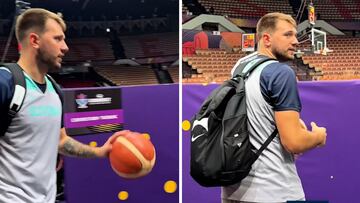 Solo él es capaz de hacer algo así: la marcianada de Doncic, mochila incluida, con la que las redes no dan crédito