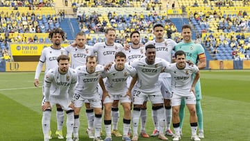 Once del Ceuta en Las Palmas.