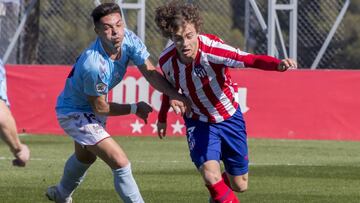 Riquelme en el Atlético B-Pontevedra.