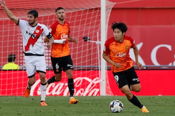 Kang-in Lee, durante el partido entre Mallorca y Rayo Vallecano.
