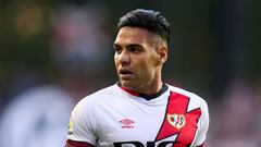 Falcao, durante un partido con el Rayo.