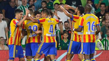 El Valencia ganó al Real Betis.