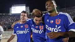 Junior Fernandes, Angelo Henr&iacute;quez y Eugenio Mena, tres que anotaron en la noche m&aacute;gica ante Deportivo Quito el 2012.