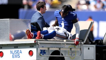 The Giants’ wide receiver reportedly suffered a torn ACL against the Chargers, adding his name to a growing list of injuries at the venue.