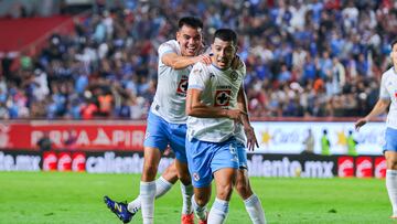during the 4th round match between Necaxa and Cruz Azul as part of the Liga BBVA MX, Torneo Clausura 2025 at Victoria Stadium, on January 28, 2025 in Aguascalientes, Mexico.