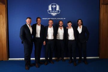 Lee Westwood, Ian Poulter, Paul Casey, Tyrrell Hatton, Matthew Fitzpatrick y Tommy Fleetwood.