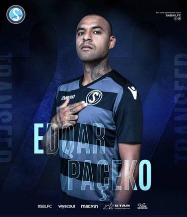 Edgar Pacheco llegó a su quinto equipo en el extranjero