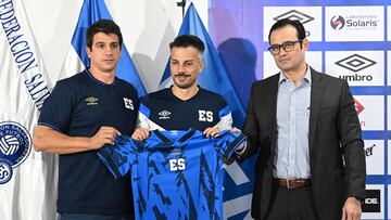 Rubén de la Barrera, en su presentación como seleccionador de El Salvador.