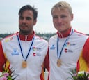 España estrena el medallero: oro en K2 500 y plata en K2 200