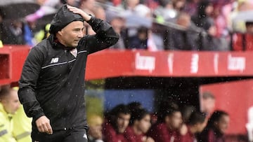 Sampaoli dirige al Sevilla ante el Atlético.