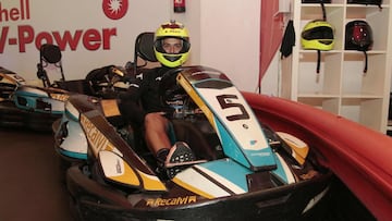 Entrenamiento Deportivo de La Coru&ntilde;a. Karting Marineda. Borja Jim&eacute;nez