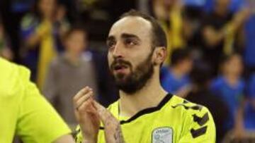 Ricardinho, afectado tras la derrota ante el Ugra.