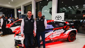 Iván Ares sale a por todas con su nuevo Toyota