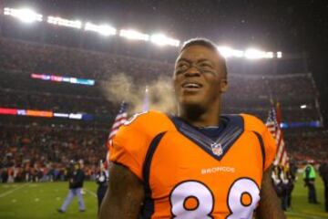 Demaryius Thomas lleva varios años siendo un receptor top, este año las dificultades en el juego aéreo de Denver han influido en su rendimiento.