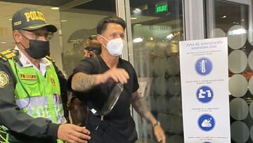 Lapadula llega a Lima