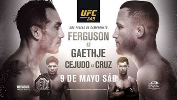 Cartel promocional del UFC 249.